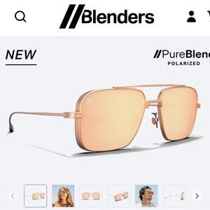 Blenders Phoenix Champagne Sunglasses